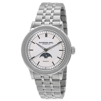 Millesime Automatic Moon Phase Silver Dial Watch 2945-ST-65001