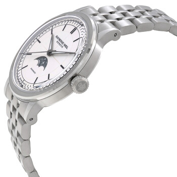 Millesime Automatic Moon Phase Silver Dial Watch 2945-ST-65001