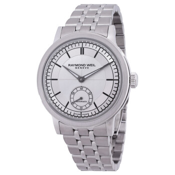 Raymond Weil Millesime Automatic Moon Phase Silver Dial Watch 2945