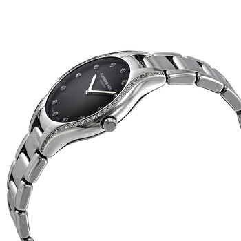 Noemia Black Dial Ladies Diamonds Watch 5132-STS-20081
