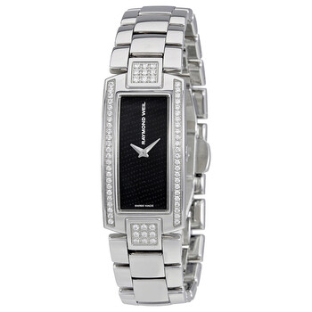 Shine Black Dial Diamond Ladies Watch 1500-ST-22000