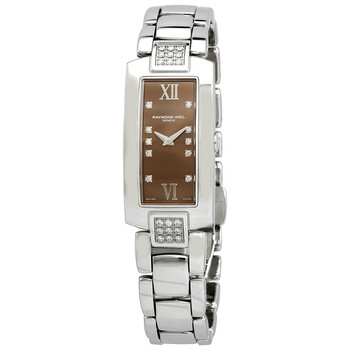 Shine Brown Dial Diamond Ladies Watch 1500-ST3-00775