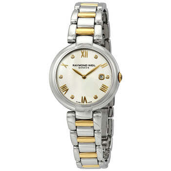 Shine Diamond Silver Dial Ladies Watch 1600-STP-00618