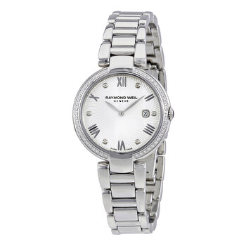 Shine Silver Dial Diamond Ladies Watch 1600-STS-00618