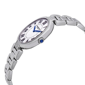 Shine Silver Dial Diamond Ladies Watch 1700-STS-00659