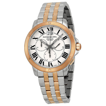 Raymond Weil Tango Off White Dial Two-tone Men's Watch 4891-SP5-00660