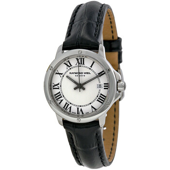 Tango White Dial Black Leather Ladies Watch 5391-L1-00300 Tango White Dial Black Leather Ladies Watch 5391-L1-00300