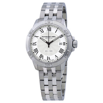 Tango Quartz White Dial Men's Watch 8160-ST-00300