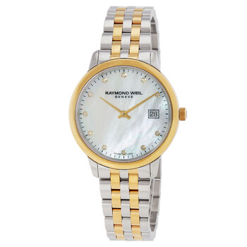 Toccata Quartz Diamond White Mother of Pearl Dial Ladies Watch 5385-STP-97081