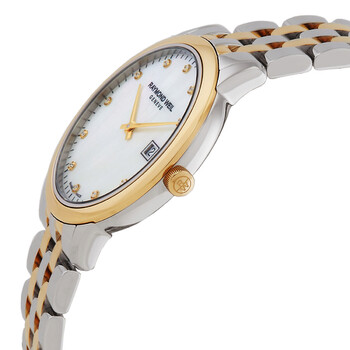 Toccata Quartz Diamond White Mother of Pearl Dial Ladies Watch 5385-STP-97081