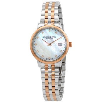 Toccata Quartz Diamond White Mother of Pearl Dial Ladies Watch 5985-SP5-97081