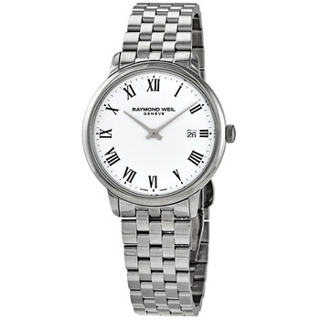 Toccata Quartz White Dial Men's Watch 5485-ST-00300