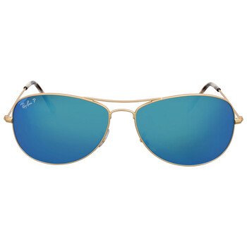 Ray-Ban Chromance Silver Frame Sunglasses  polarized Blue Mirror Lenses RB 3562 Ray Ban RB3562 112/A1 Chromance Polarized Blue Mirror  main image 2