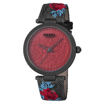 Carroll Gardens Burgundy Dial Ladies Watch RB112-6181