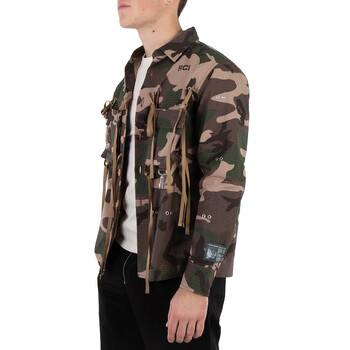 Men's Camo Modular Pocket Button Down Shirt