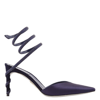 Rene Caovilla Margot 80 Satin Pumps, Brand Size 36 ( US Size