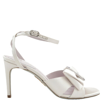 Sara 80 Bow Satin Sandals