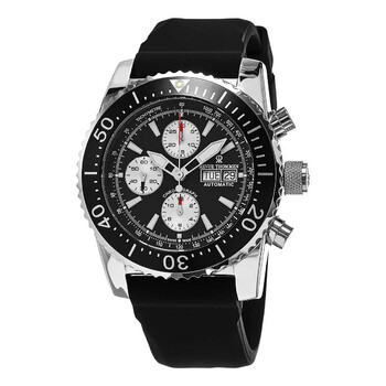 Air Speed Chronograph Automatic Black Dial Men's Watch 17030.6537