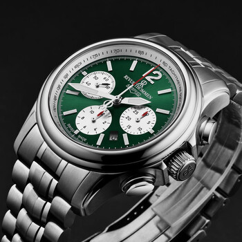 Air Speed Chronograph Automatic Green Dial Men's Watch 16041.6434