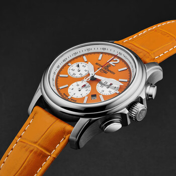 Air Speed Chronograph Automatic Orange Dial Men's Watch 16041.6339