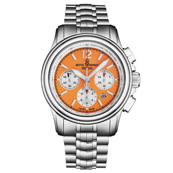 Air Speed Chronograph Automatic Orange Dial Men's Watch 16041.6439