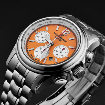 Air Speed Chronograph Automatic Orange Dial Men's Watch 16041.6439