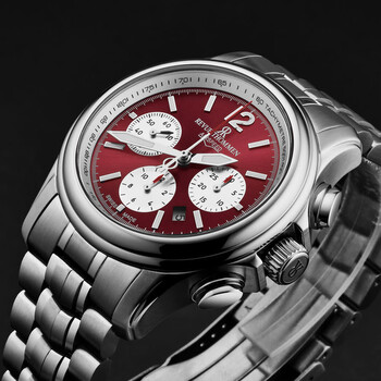 Air Speed Chronograph Automatic Red Dial Men's Watch 16041.6436