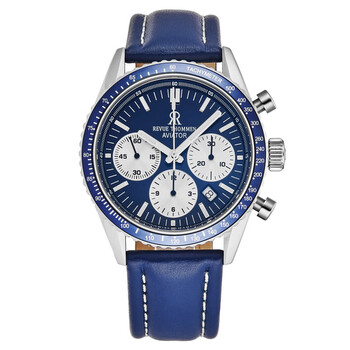 Aviator Chronograph Automatic Blue Dial Men's Watch 17000.6535