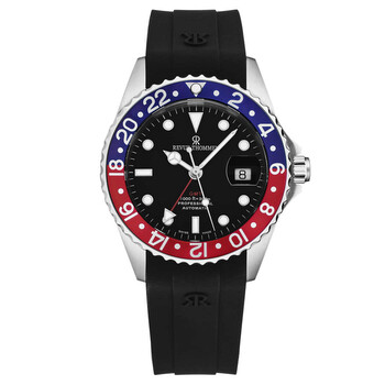 Revue Thommen GMT Diver Automatic Black Dial Batman Bezel Men's