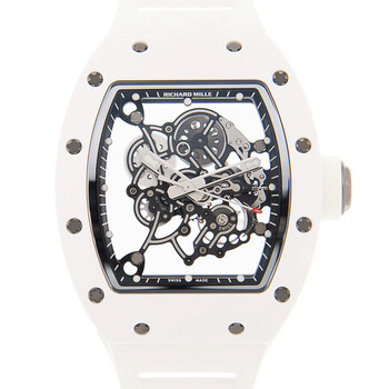 RM 055 Bubba Watson Hand Wind Men's Watch RM055 WHITE
