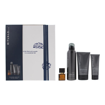 Rituals Men's L.I.A.J. Arabian Amber & Musk Gift Set Homme Car Perfume Holder + 2 Refills 8719134164206 - Fragrances, L.I.A.J. Arabian Amber & Musk