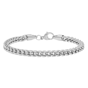 Men's High Polish Franco Bracelet