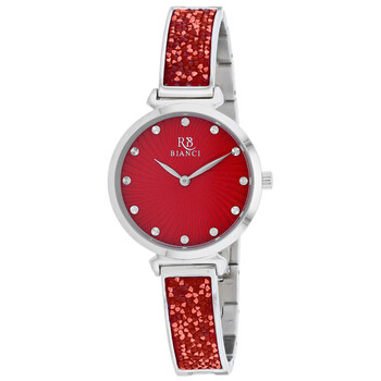 Brillare Quartz Red Dial Ladies Watch RB0203