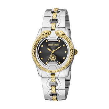 roberto cavalli レディース腕時計 Roberto Cavalli Fashion Watch Quartz Silver Dial Ladies