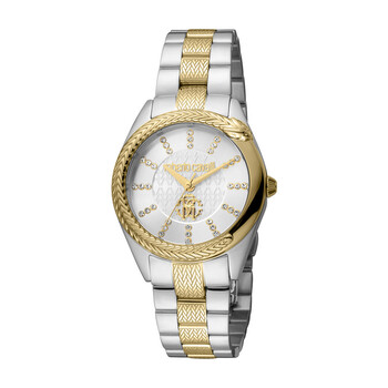 Roberto Cavalli Fashion Watch Quartz Silver Dial Ladies