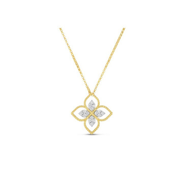 18K Principessa Large Flower Pendant W. Diamond - 7772716Aj17x 18K Principessa Large Flower Pendant W. Diamond - 7772716Aj17x
