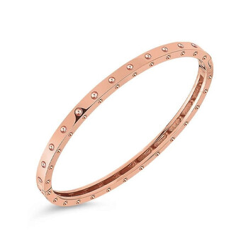 18K Rose Gold Symphony Pois Moi Dimpled Bangle Bracelet 18K Rose Gold Symphony Pois Moi Dimpled Bangle Bracelet