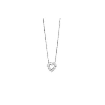 18K White Gold Tiny Treasures Diamond Baby Heart Pendant 18K White Gold Tiny Treasures Diamond Baby Heart Pendant