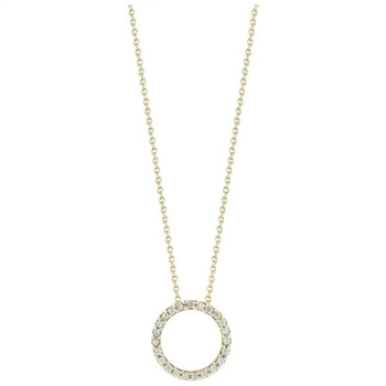 Circle Pendent with Diamonds 001258AYCHX0 Circle Pendent with Diamonds 001258AYCHX0