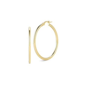 Medium Round Hoop Earrings 556024AYER00 Medium Round Hoop Earrings 556024AYER00