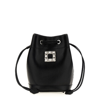 Tres Vivier Leather Bucket Bag RBWANME0100XMA_B999