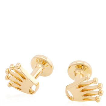 ◎⭐︎ ROLEX K18 貴金属　王冠　カフリンクス 金　gold 金 Rolex 18 kt Everose Gold Crown Cufflinks A1015 - Jewelry, Mens