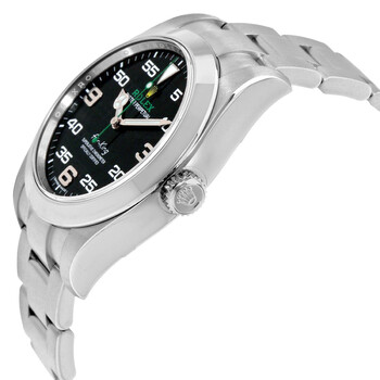 Air King Black Dial Stainless Steel Men's Watch 116900BKAO