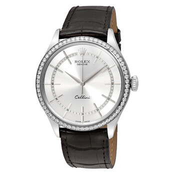 Cellini Automatic Rhodium Dial Men's Watch 50709SSBKL