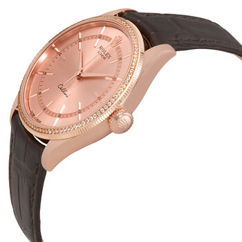 Cellini Pink Gold Diamond 18K Everose Gold Men's Watch 50605RBR