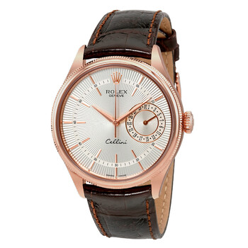 Cellini Silver Dial 18K Everose Gold Men's Watch 50515SSBRL