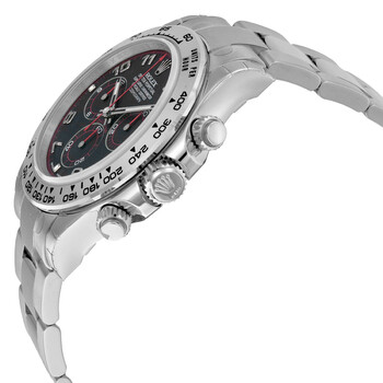 Cosmograph Daytona Black Dial 18K White Gold Oyster Bracelet Automatic Men's Watch 116509BKAO