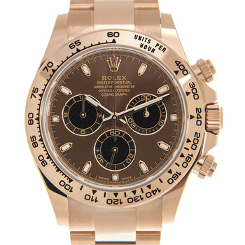 Cosmograph Daytona Chronograph Automatic Chronometer Brown Dial Men's Watch 116505-0013