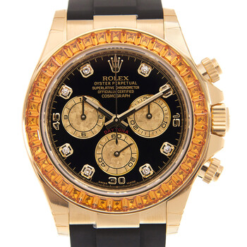 ヴェルサーチ　オートマチック Rolex Daytona Chronograph Automatic Black Dial Men's Watch