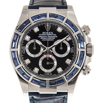 Cosmograph Daytona Chronograph Automatic Chronometer Diamond Blue Dial Men's Watch 116589DBLSACI Cosmograph Daytona Chronograph Automatic Chronometer Diamond Blue Dial Men's Watch 116589DBLSACI